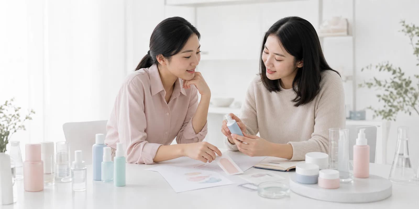การพูดคุยพัฒนา Human Cosmetics พร้อมตัวอย่างและบันทึก
